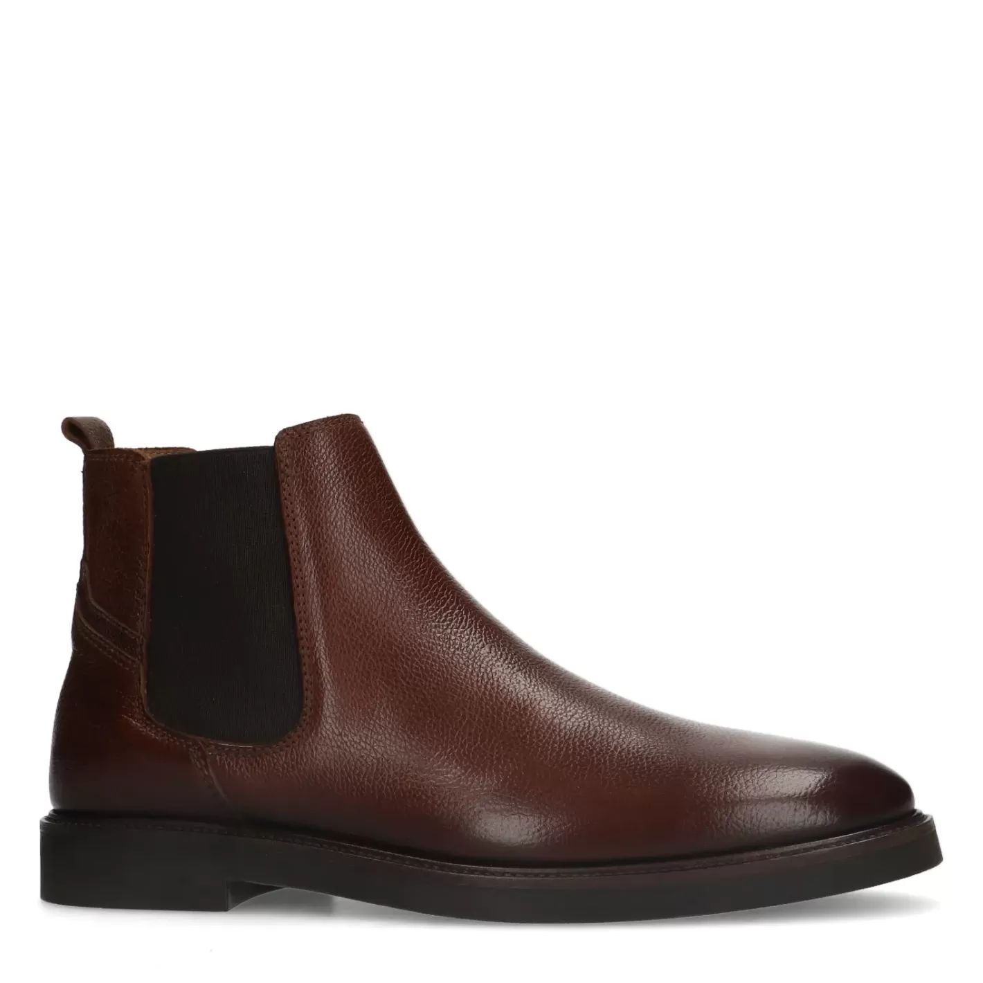 Chelsea Boots En Cuir - Marron<Sacha Cheap