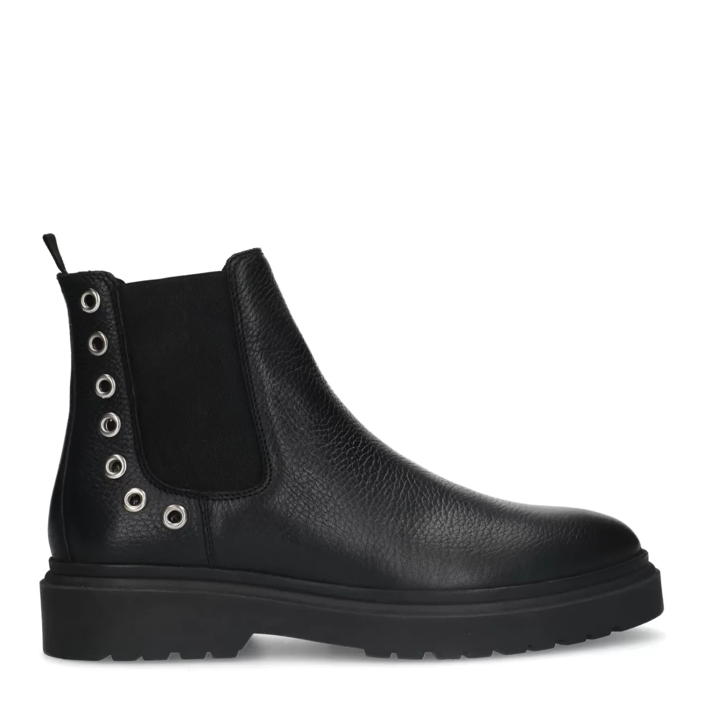 Chelsea Boots En Cuir Avec Details - Noir<Sacha Store