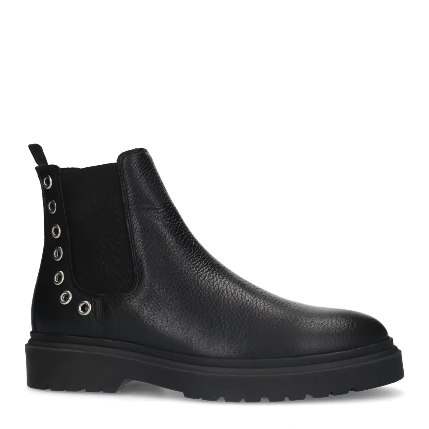 Chelsea Boots En Cuir Avec Details - Noir<Sacha Store