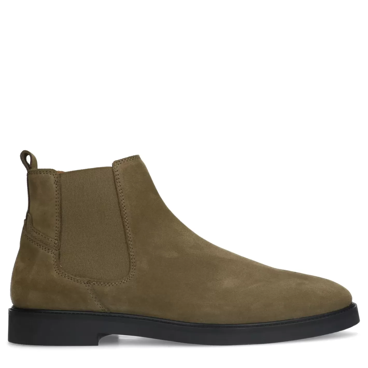 Chelsea Boots En Daim - Kaki<Sacha Shop