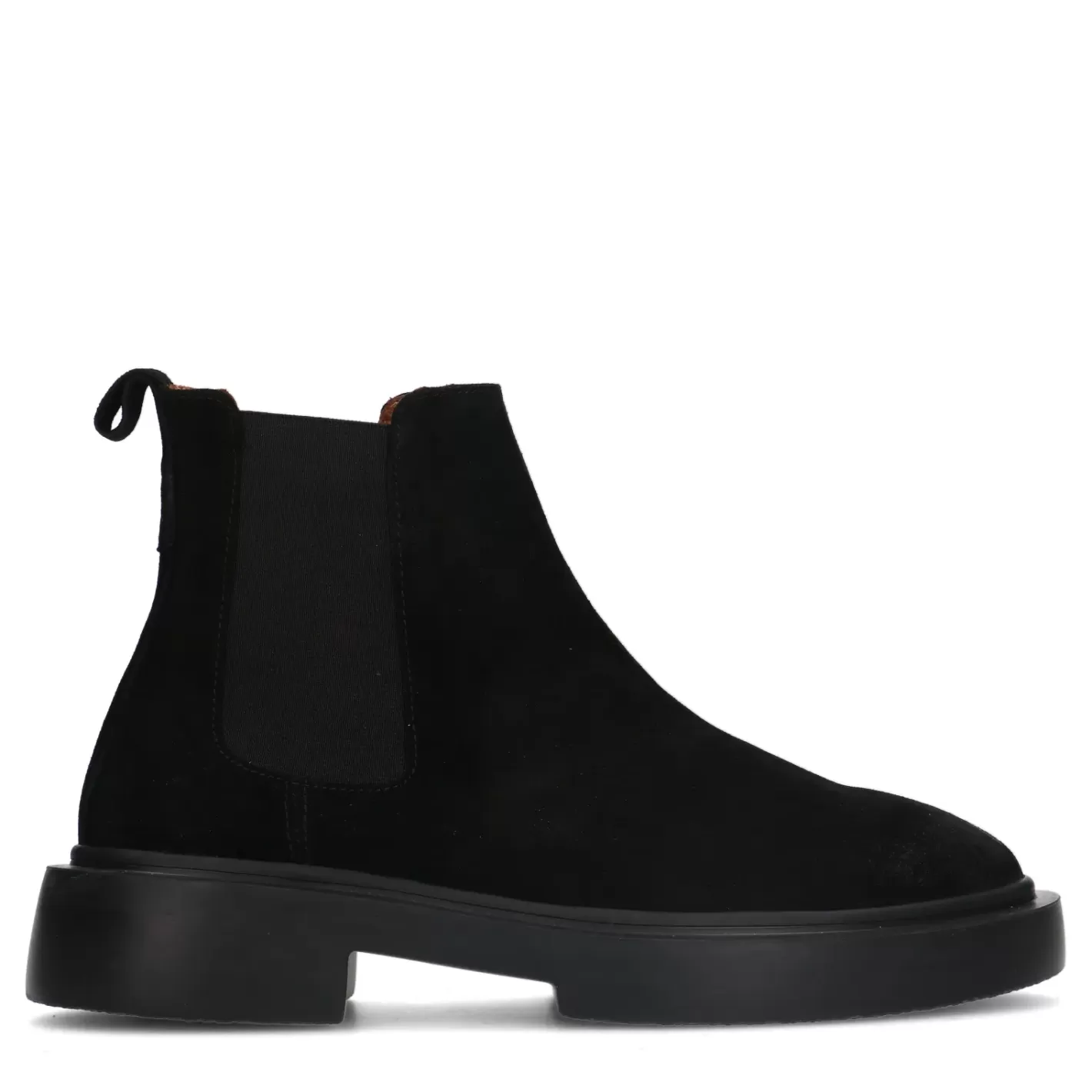 Chelsea Boots En Daim - Noir<Sacha Shop