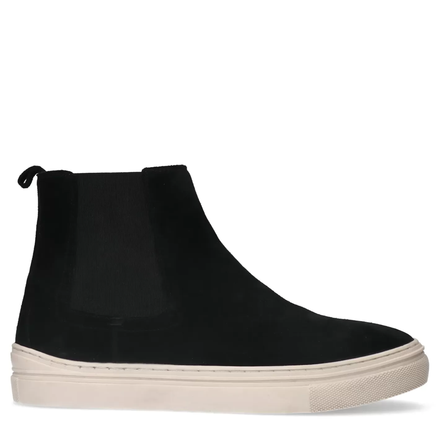 Chelsea Boots En Daim - Noir<Sacha Clearance