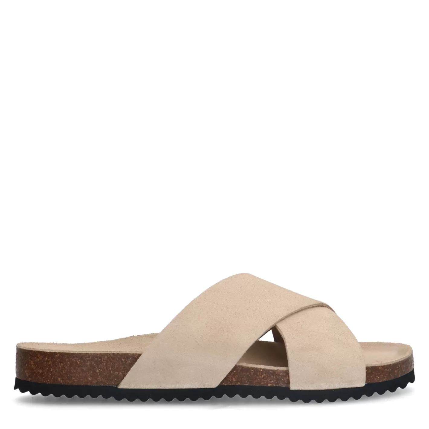 Claquettes En Daim - Beige<Sacha Cheap