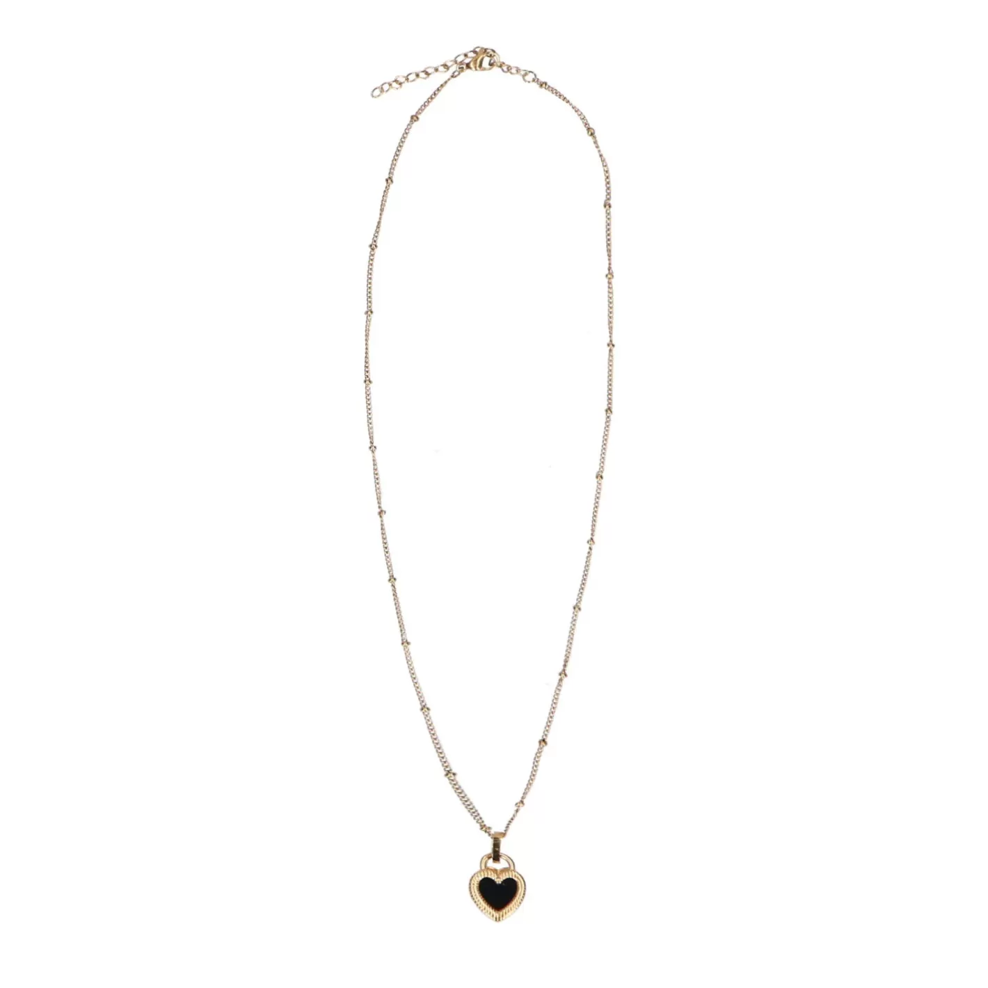 Collier Avec Pendentif Coeur - Dore<Sacha Fashion