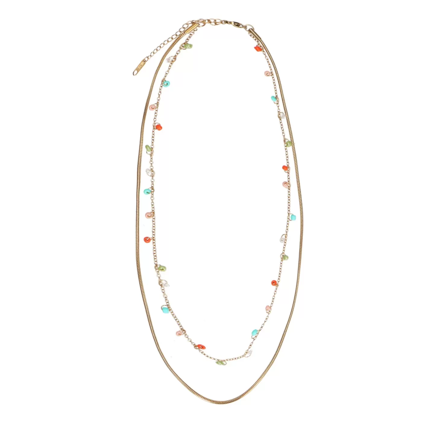 Collier Multirang Avec Perles - Dore<Sacha Online