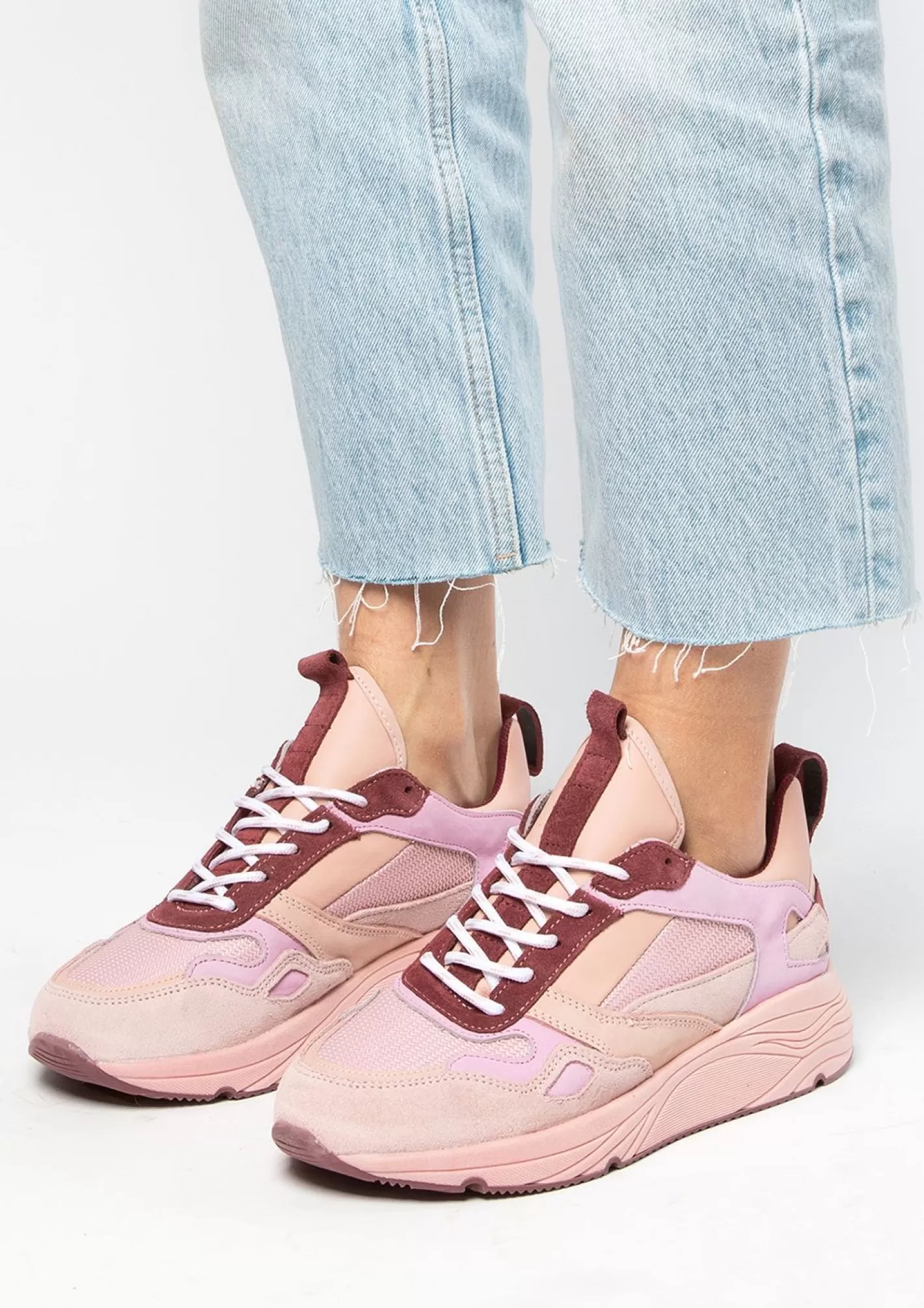 Dad Shoes En Daim - Rose<Sacha Cheap