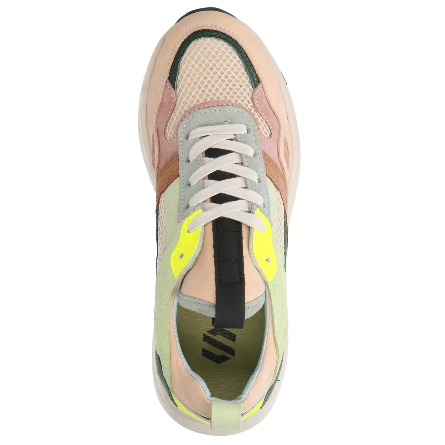 Dad Shoes En Daim Avec Details Multicolores - Beige<Sacha Discount
