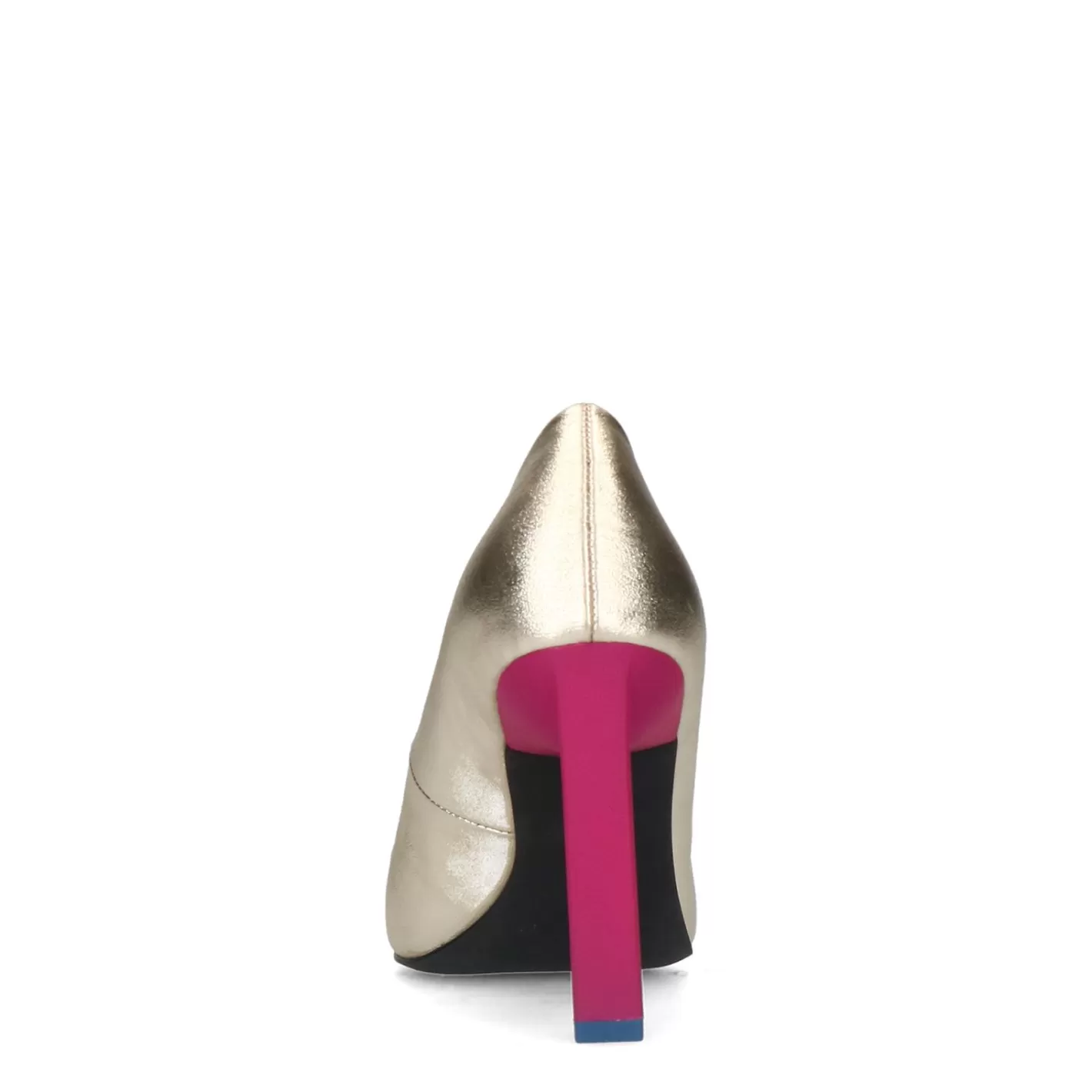 Escarpins A Talon Colore - Dore<Sacha Shop