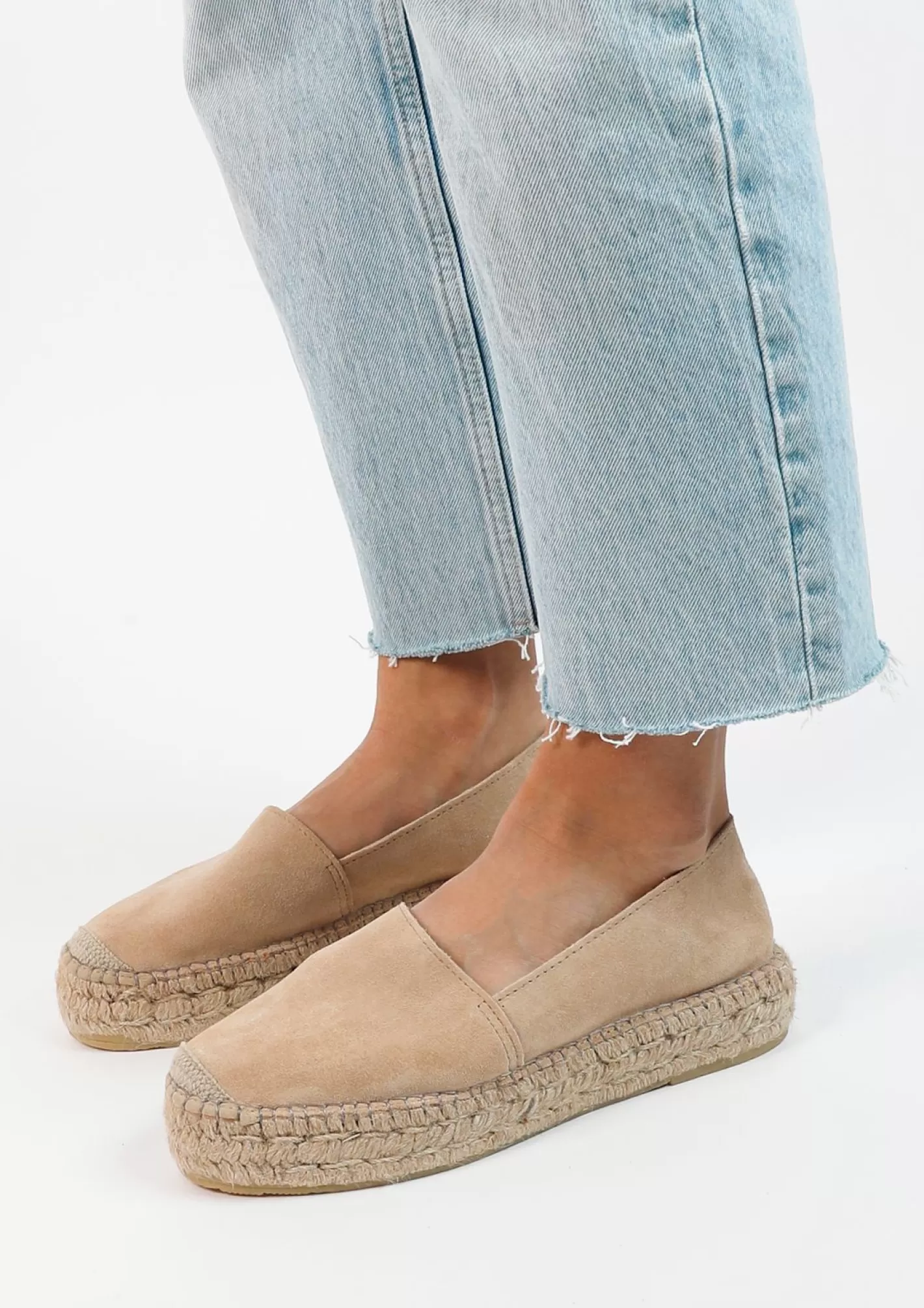 Espadrilles En Daim - Beige<Sacha Store