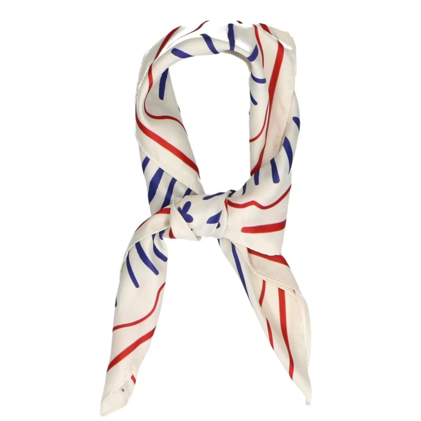 Foulard A Imprime - Blanc Casse<Sacha Best Sale