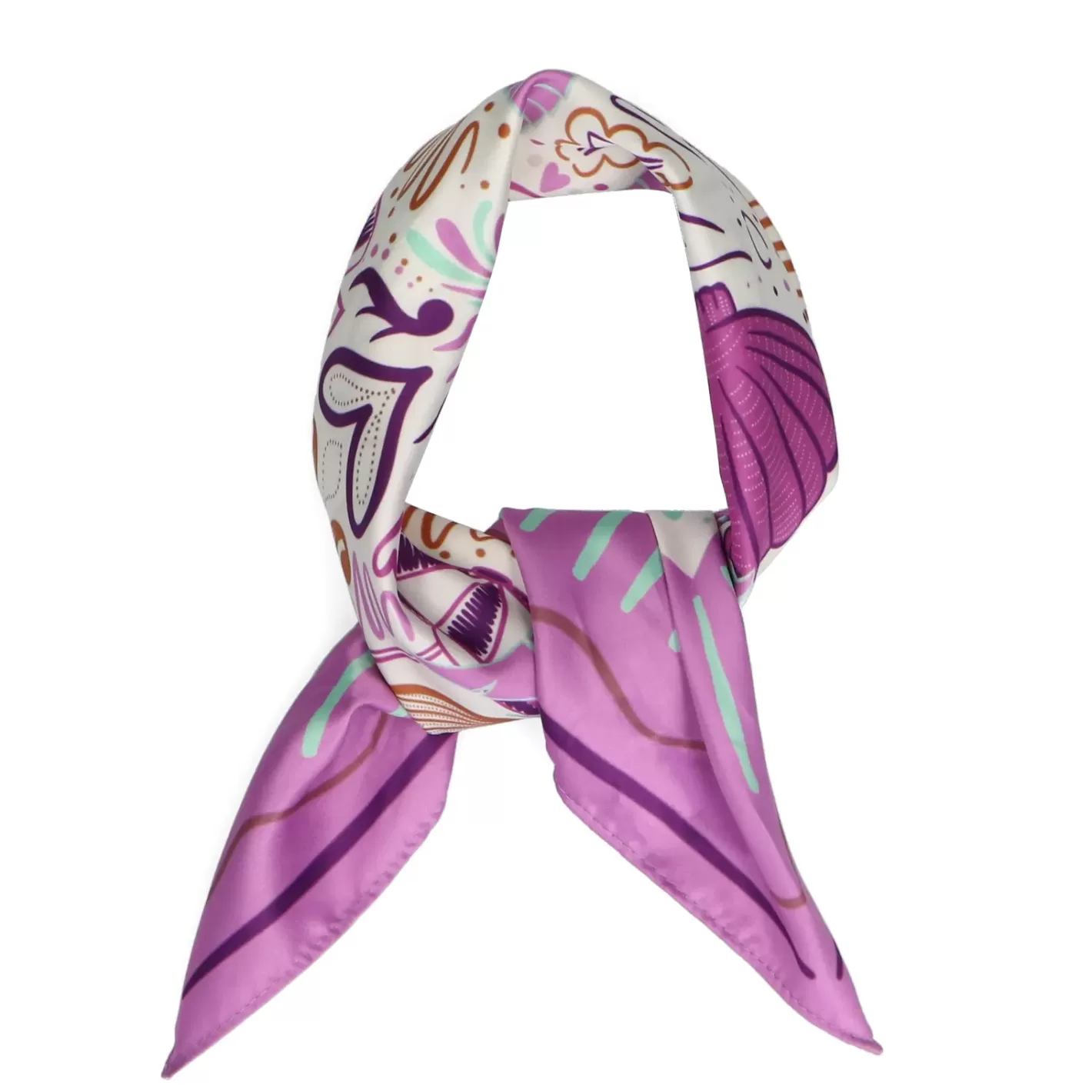 Foulard A Imprime - Violet<Sacha Hot