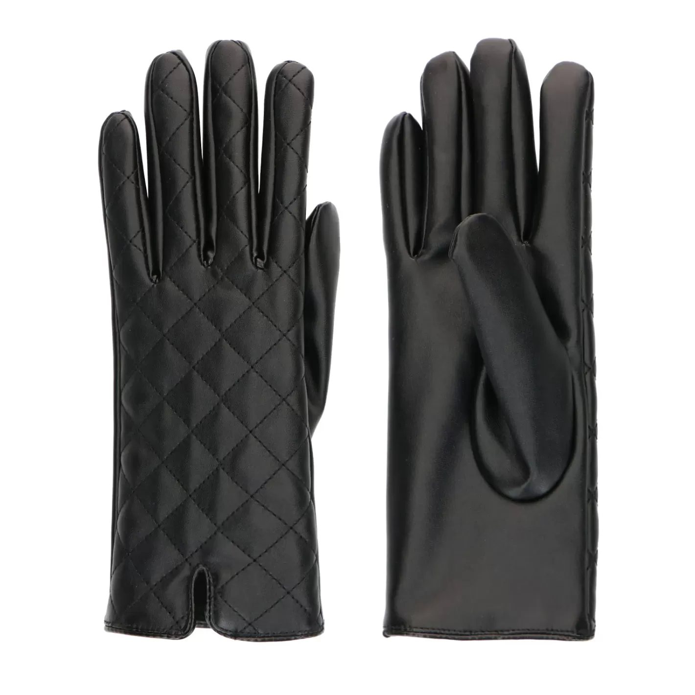 Gants Avec Surpiqures Decoratives - Noir<Sacha Outlet