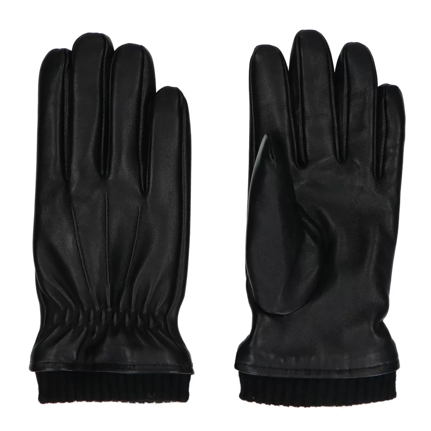 Gants En Cuir - Noir<Sacha Online