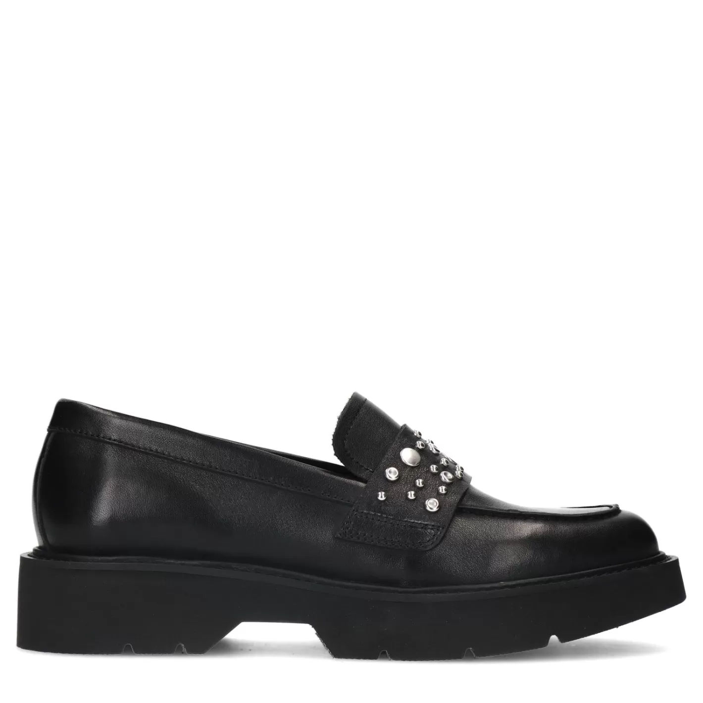 Loafers Chunky Avec Clous - Noir<Sacha Hot