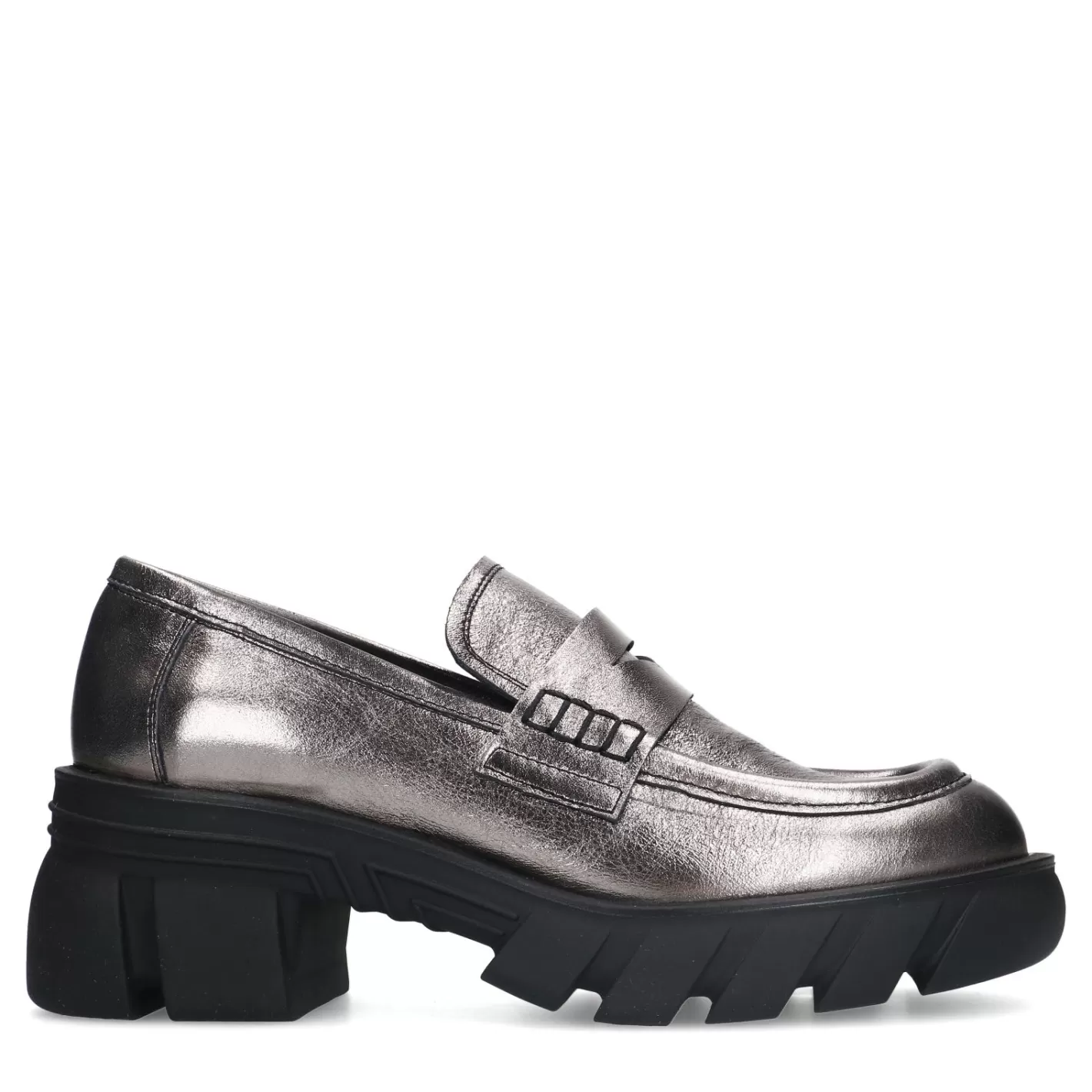 Loafers Chunky Metallises - Argente<Sacha Best Sale