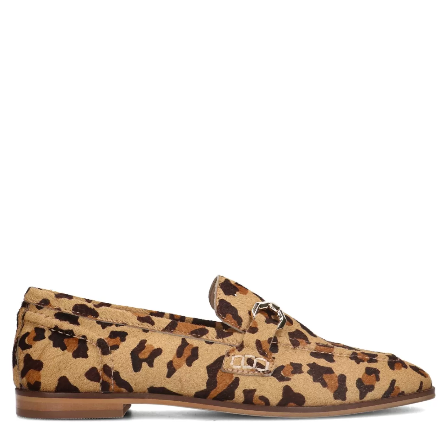 Loafers En Cuir Imprime Leopard Avec Boucle<Sacha Sale