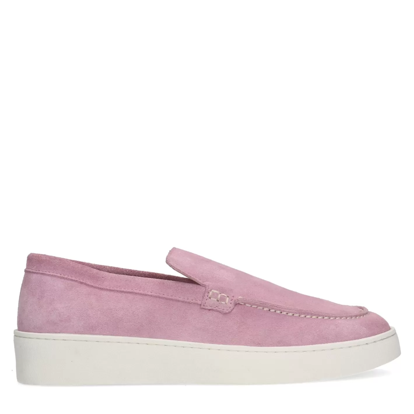 Loafers En Daim Avec Semelle Plateforme - Rose<Sacha Hot