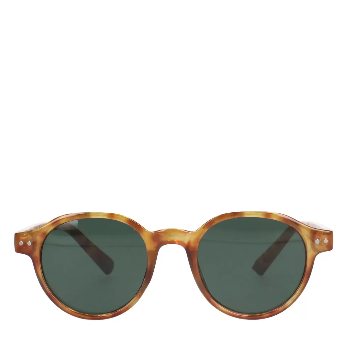 Lunettes De Soleil Rondes - Marron Clair<Sacha New