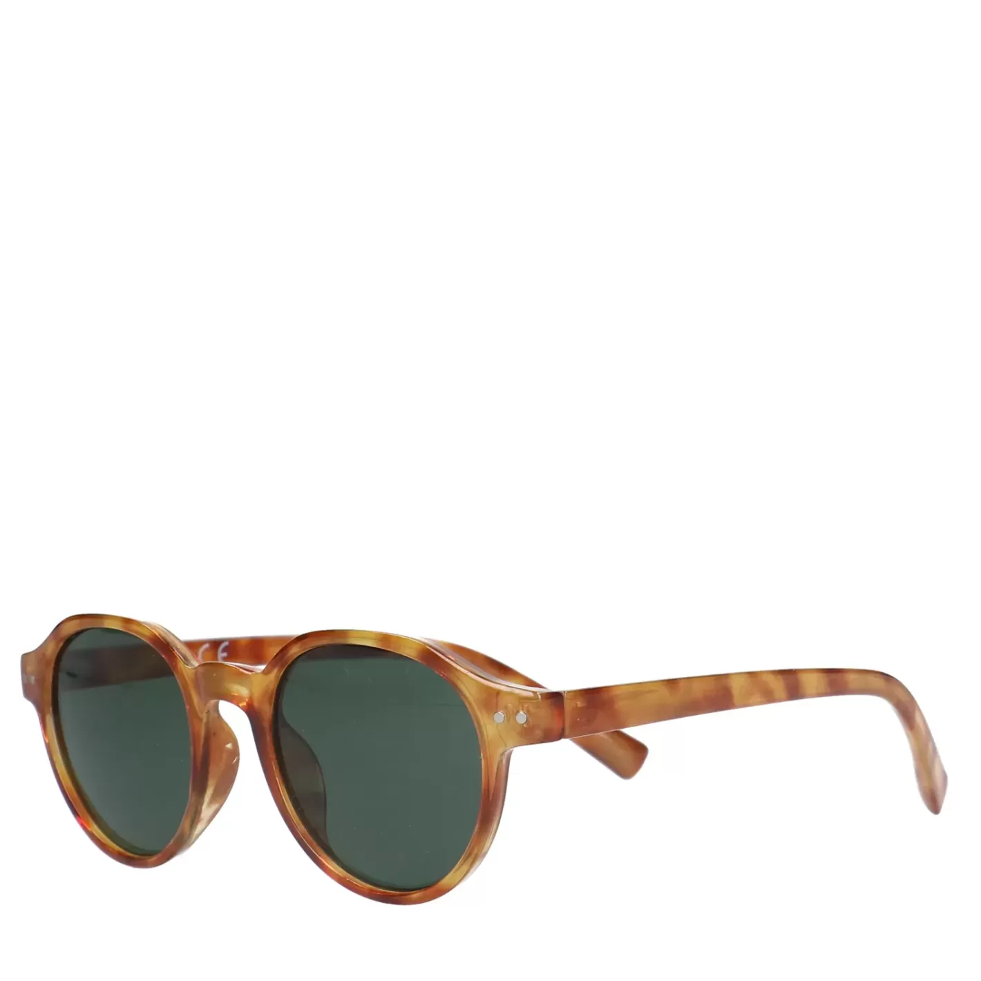 Lunettes De Soleil Rondes - Marron Clair<Sacha New