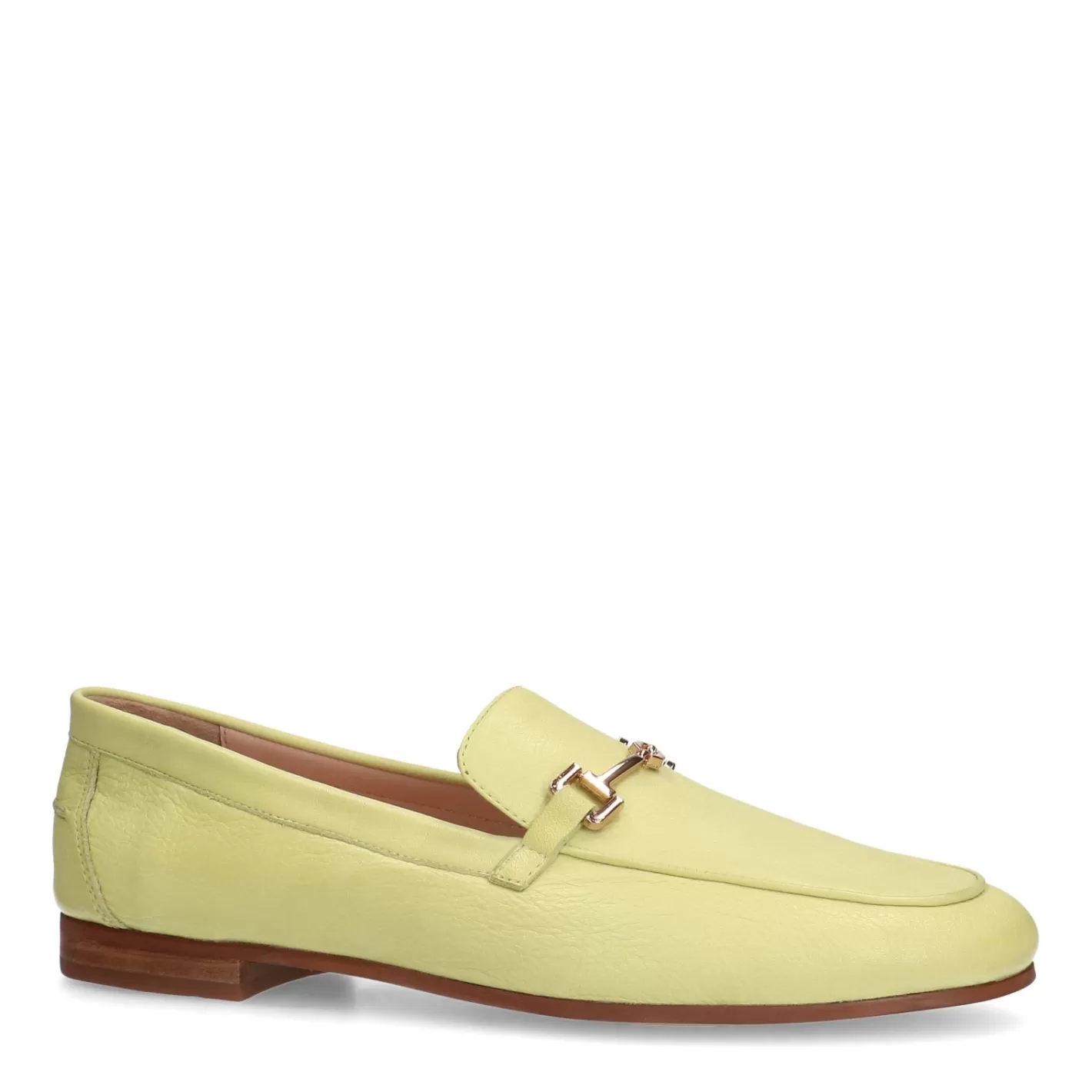 Mocassins En Cuir Avec Chaine - Jaune<Sacha Online