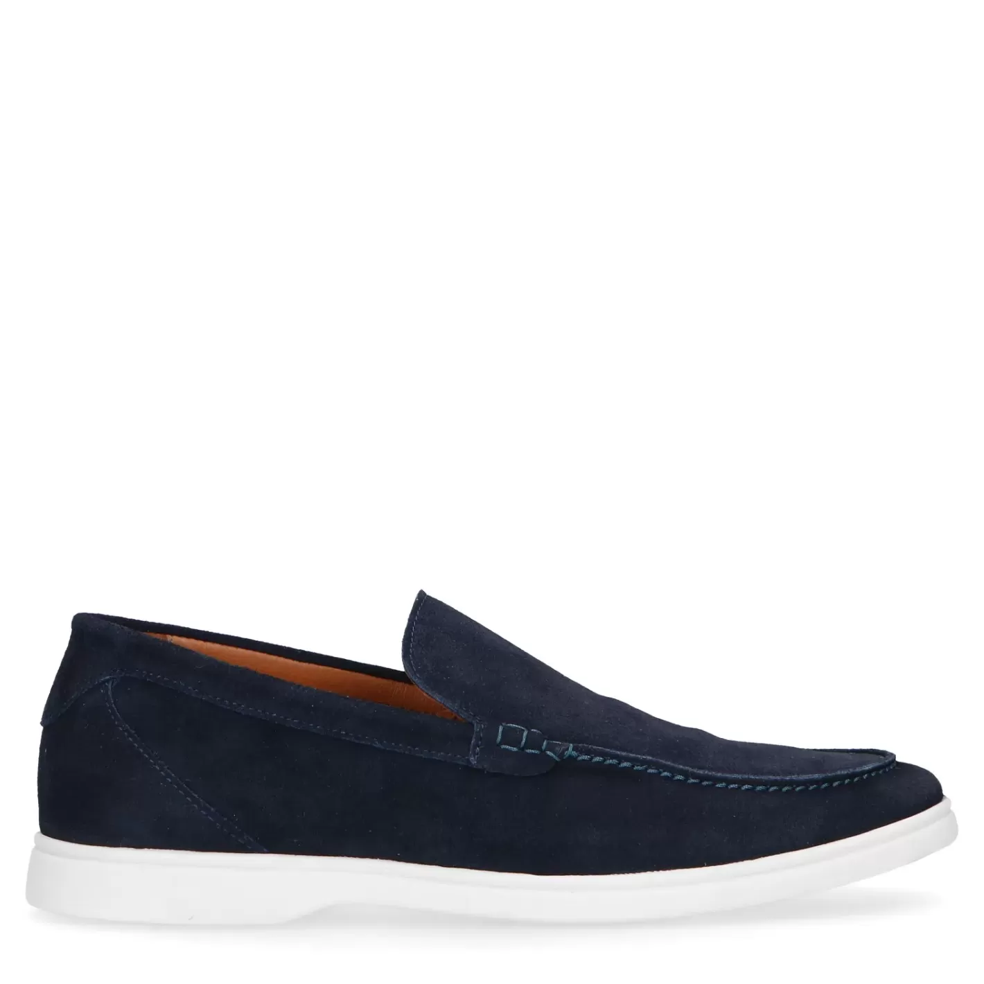 Mocassins En Daim - Bleu Fonce<Sacha Best Sale