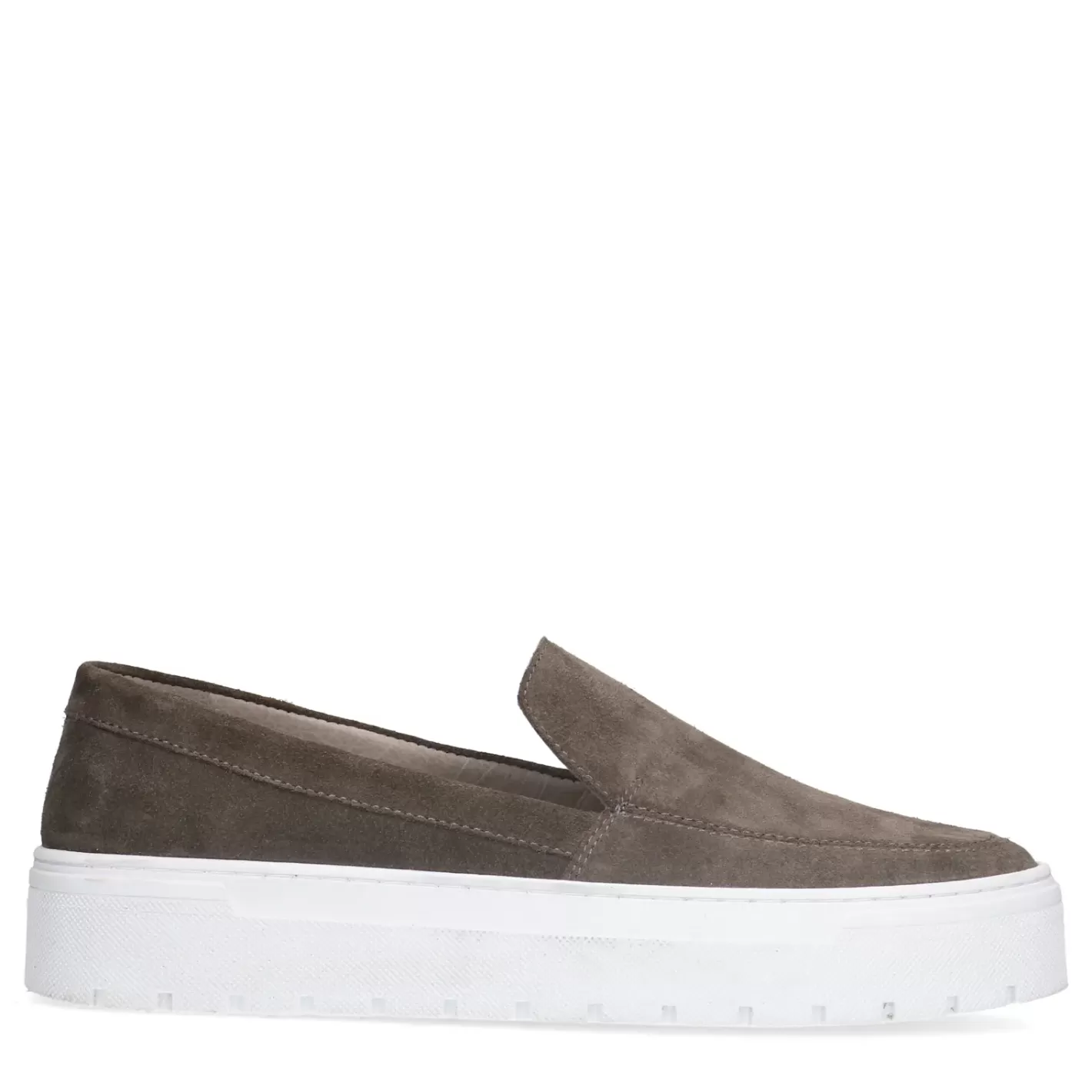 Mocassins En Daim - Gris<Sacha Fashion