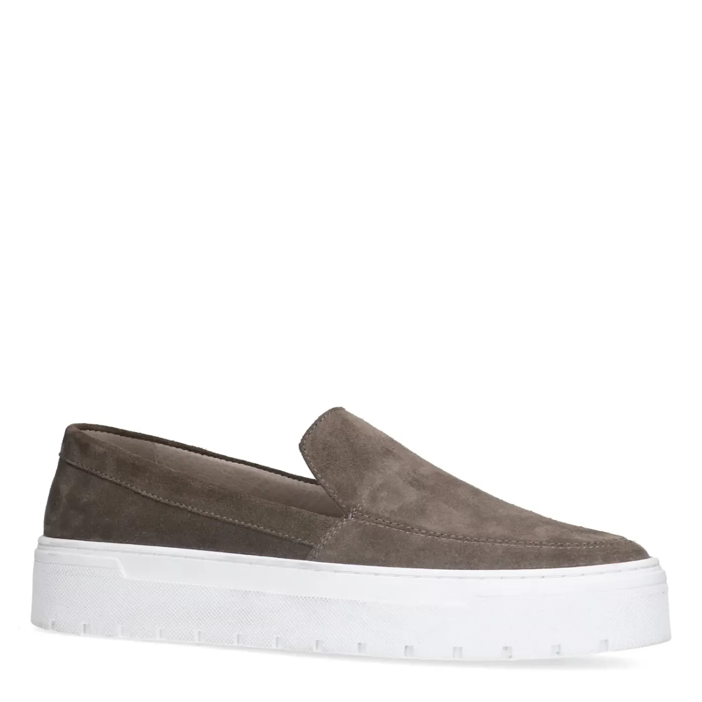 Mocassins En Daim - Gris<Sacha Fashion