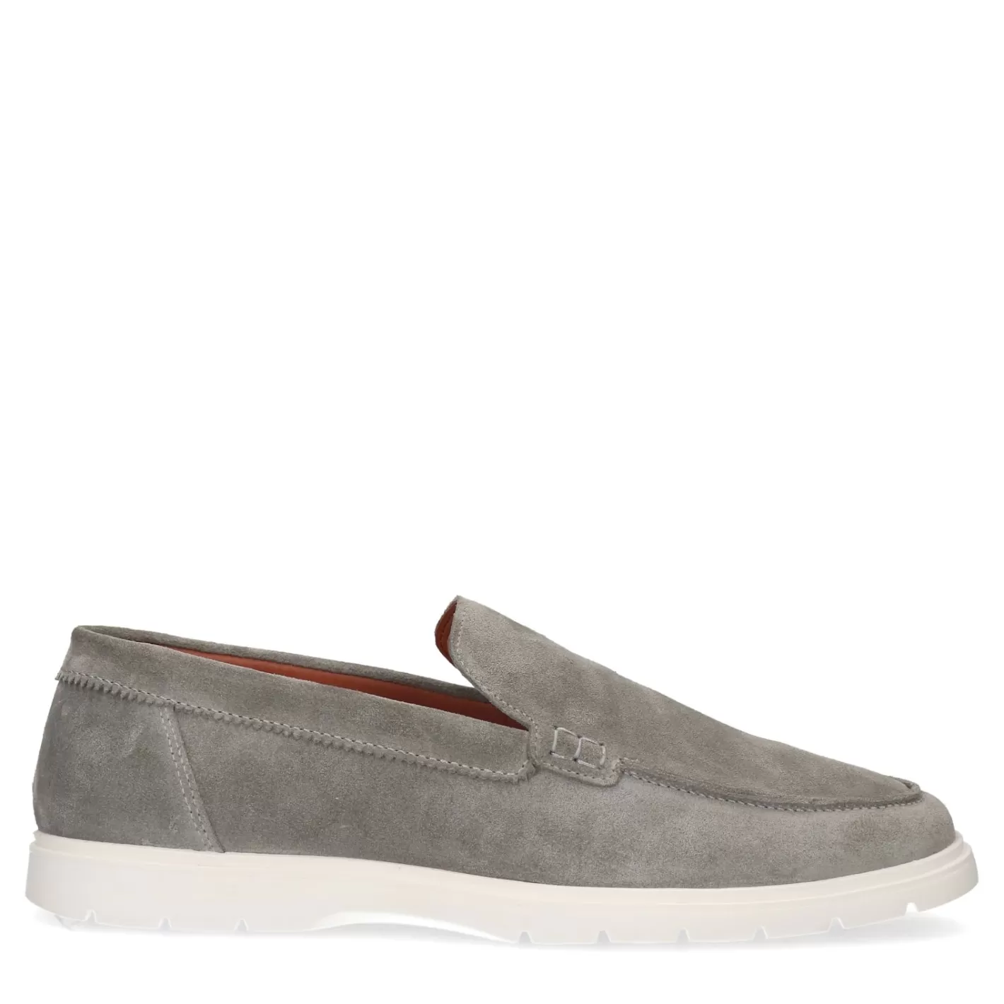 Mocassins En Daim - Gris Clair<Sacha Cheap