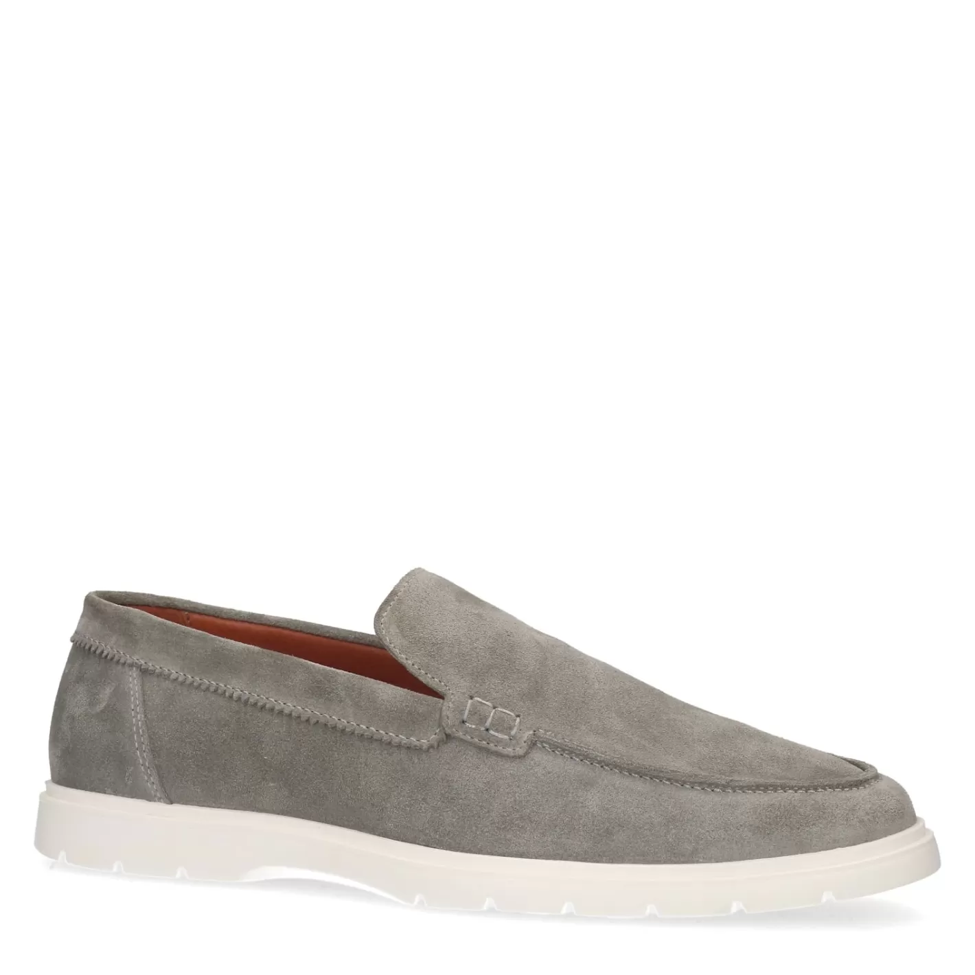 Mocassins En Daim - Gris Clair<Sacha Cheap