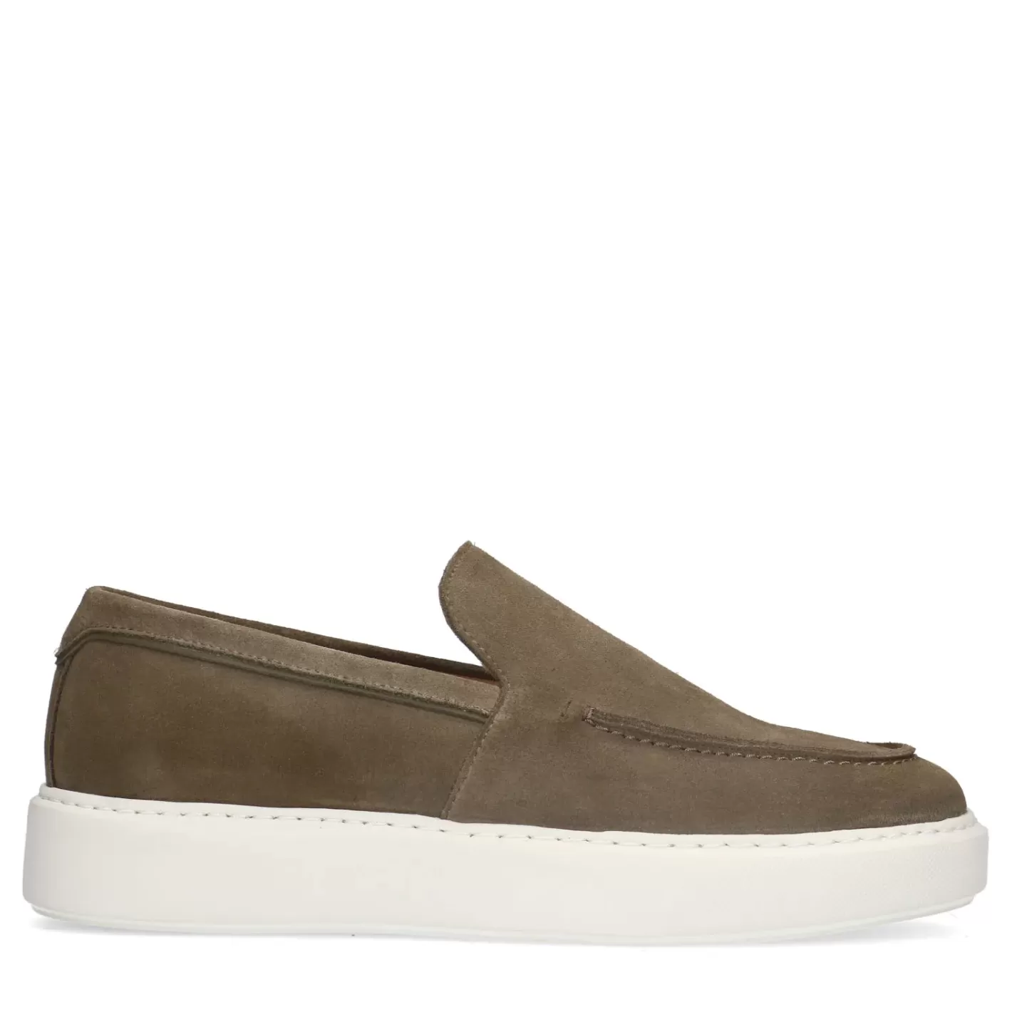 Mocassins En Daim - Kaki<Sacha Outlet