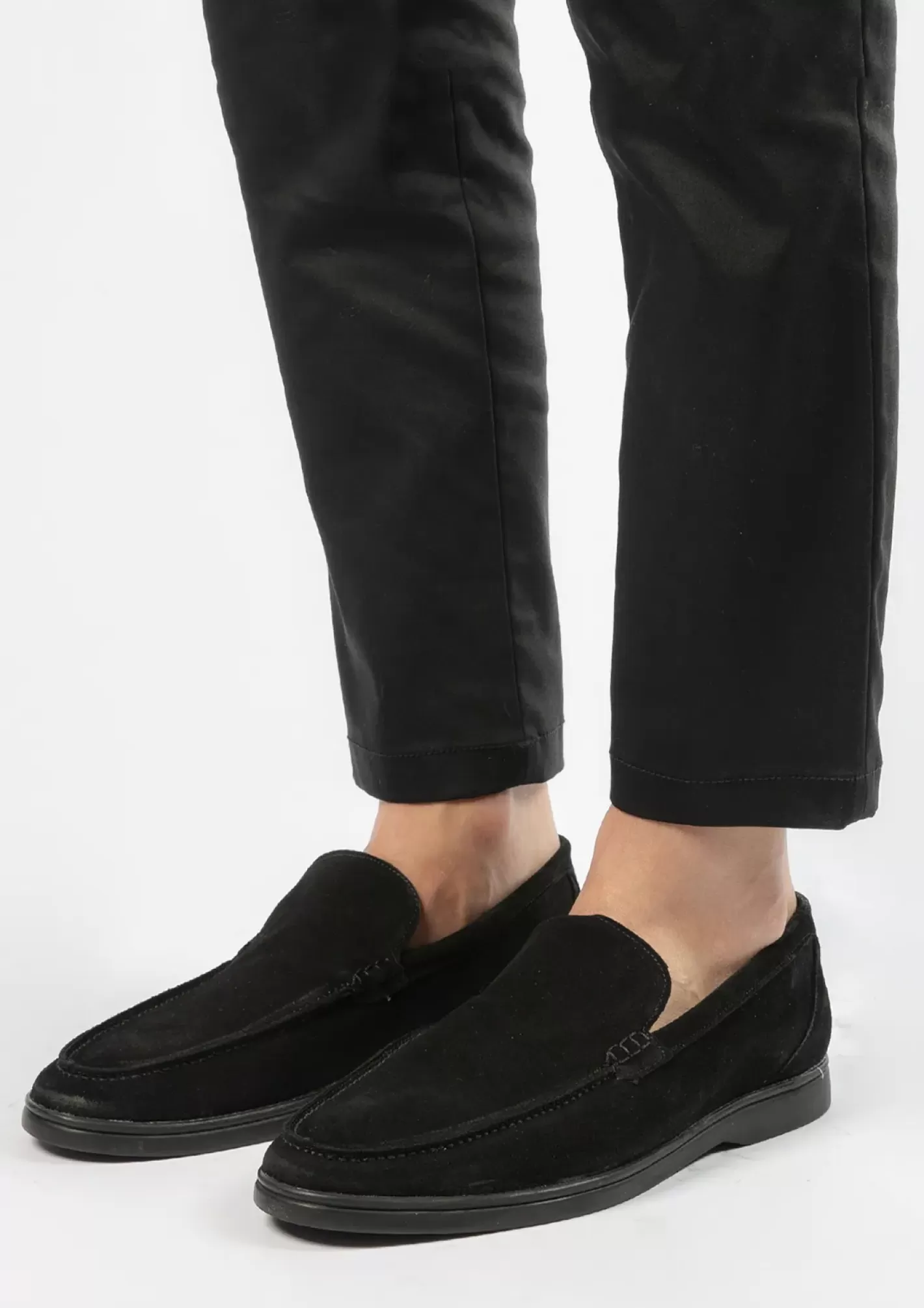 Mocassins En Daim - Noir<Sacha Online