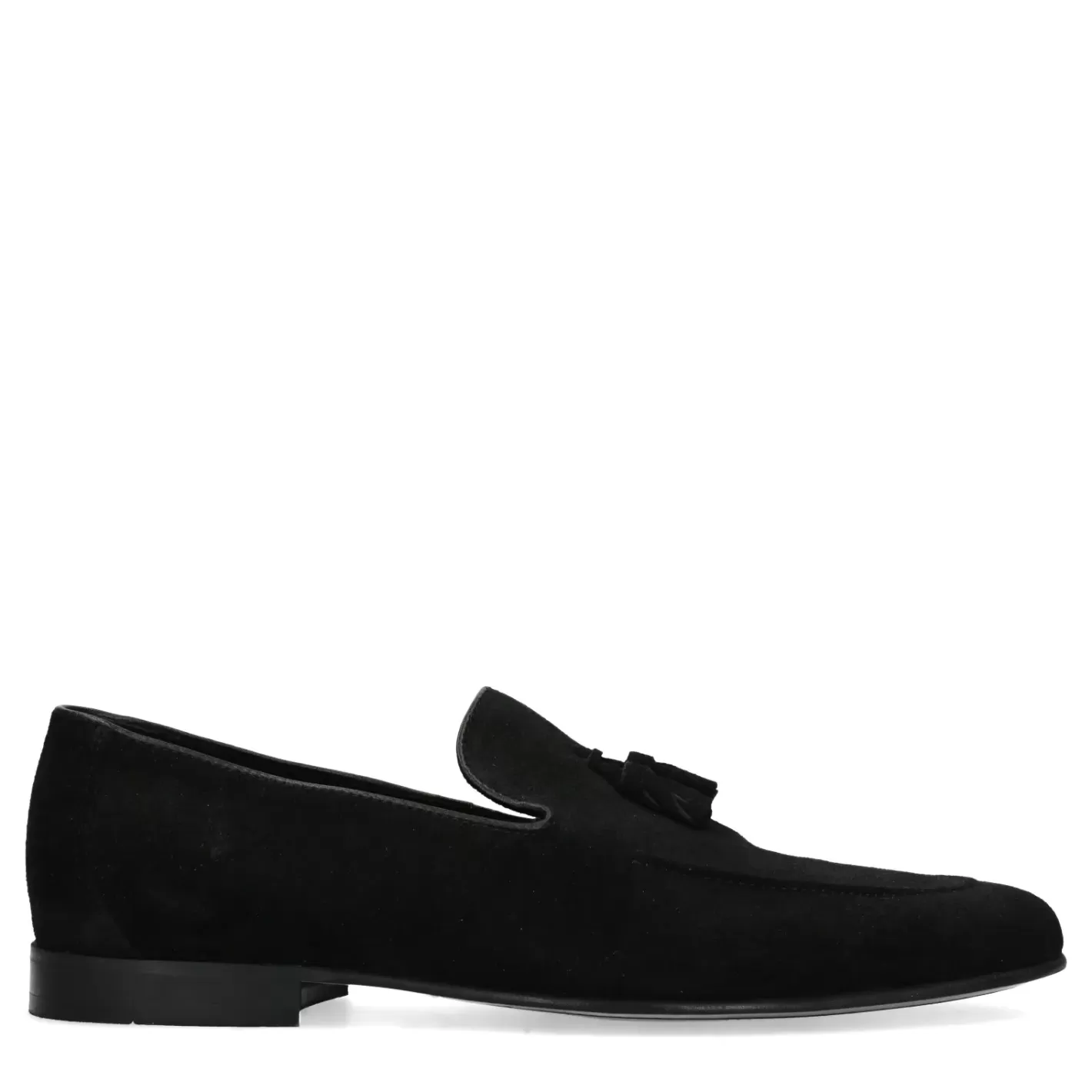 Mocassins En Daim Avec Pompons - Noir<Sacha Sale