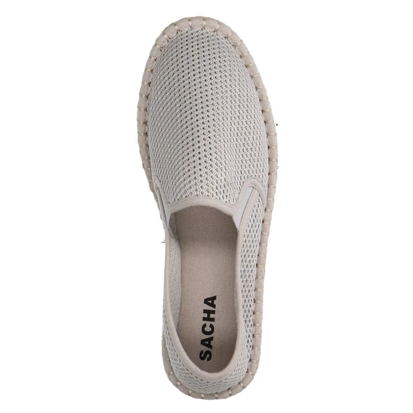 Mocassins En Mesh Avec Semelle En Corde - Gris<Sacha Store