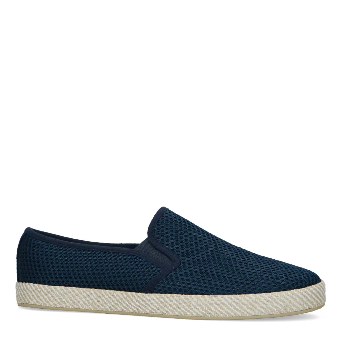 Mocassins En Toile Avec Semelle En Corde Tressee - Bleu Fonce<Sacha Best