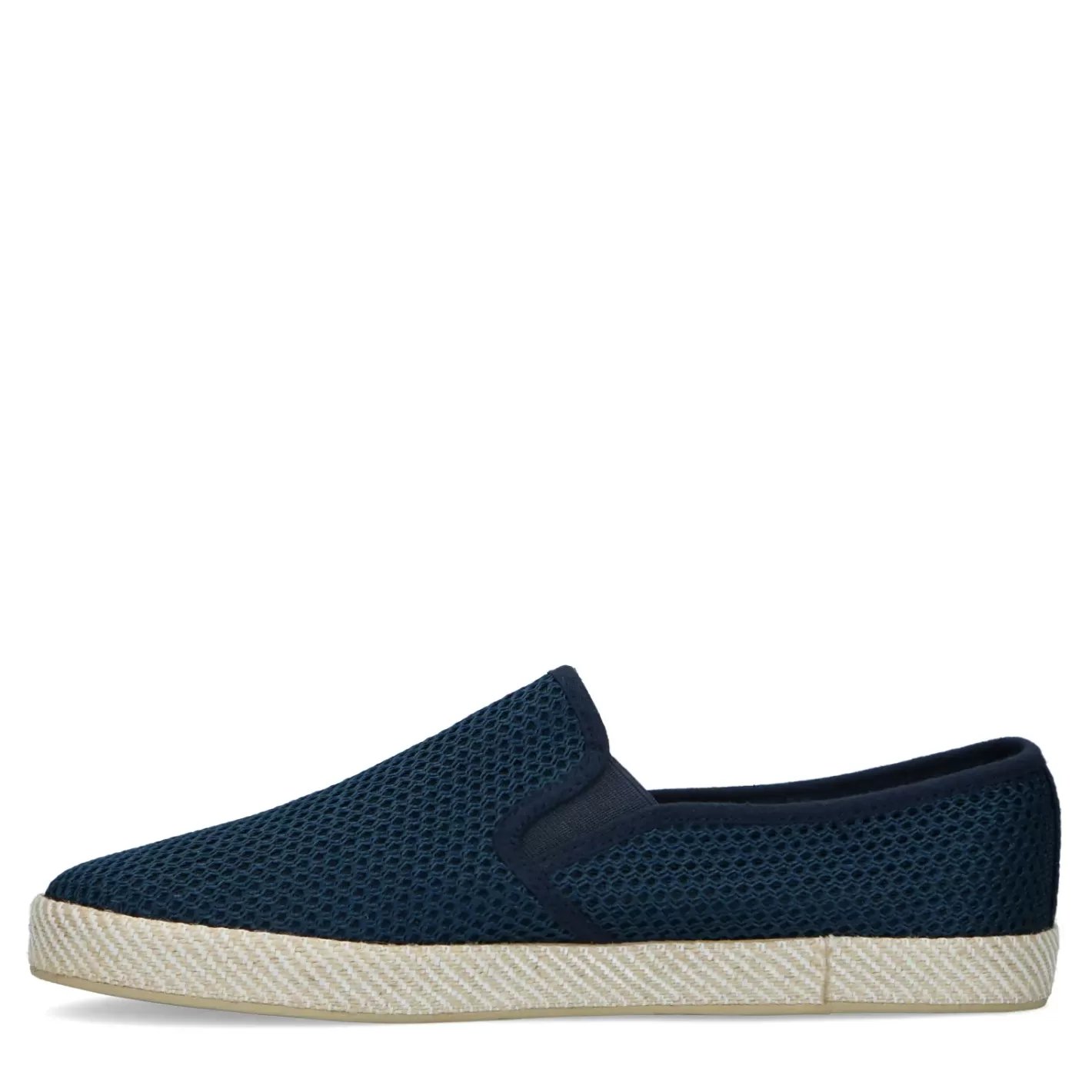 Mocassins En Toile Avec Semelle En Corde Tressee - Bleu Fonce<Sacha Best