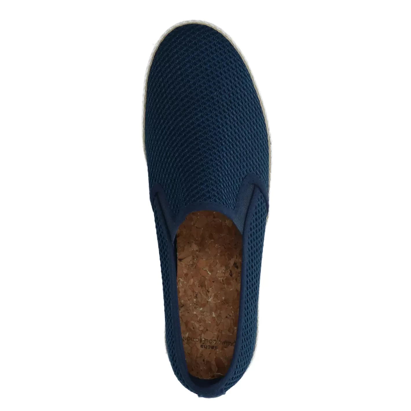 Mocassins En Toile Avec Semelle En Corde Tressee - Bleu Fonce<Sacha Best