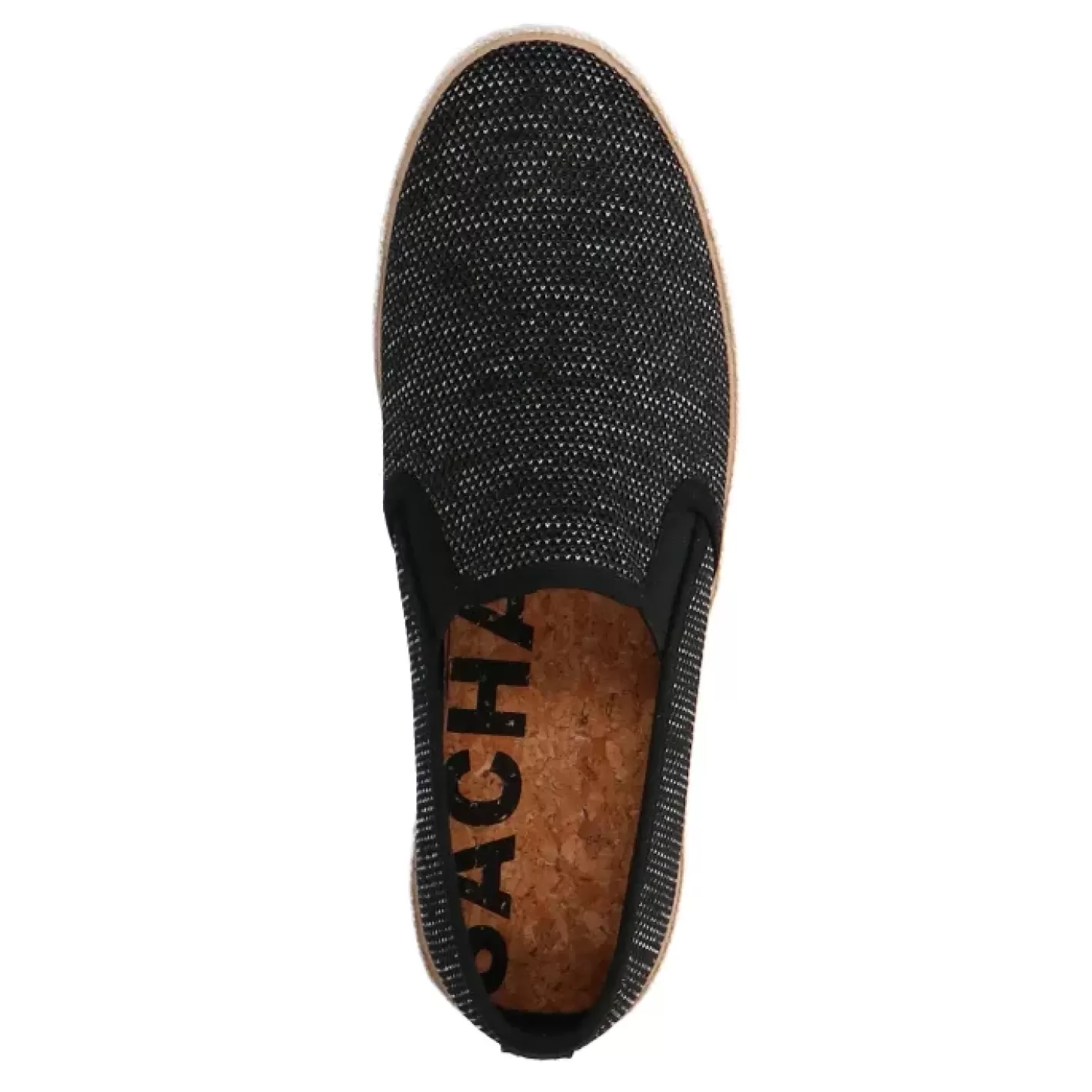 Mocassins En Toile Avec Semelle En Corde Tressee - Noir<Sacha Clearance