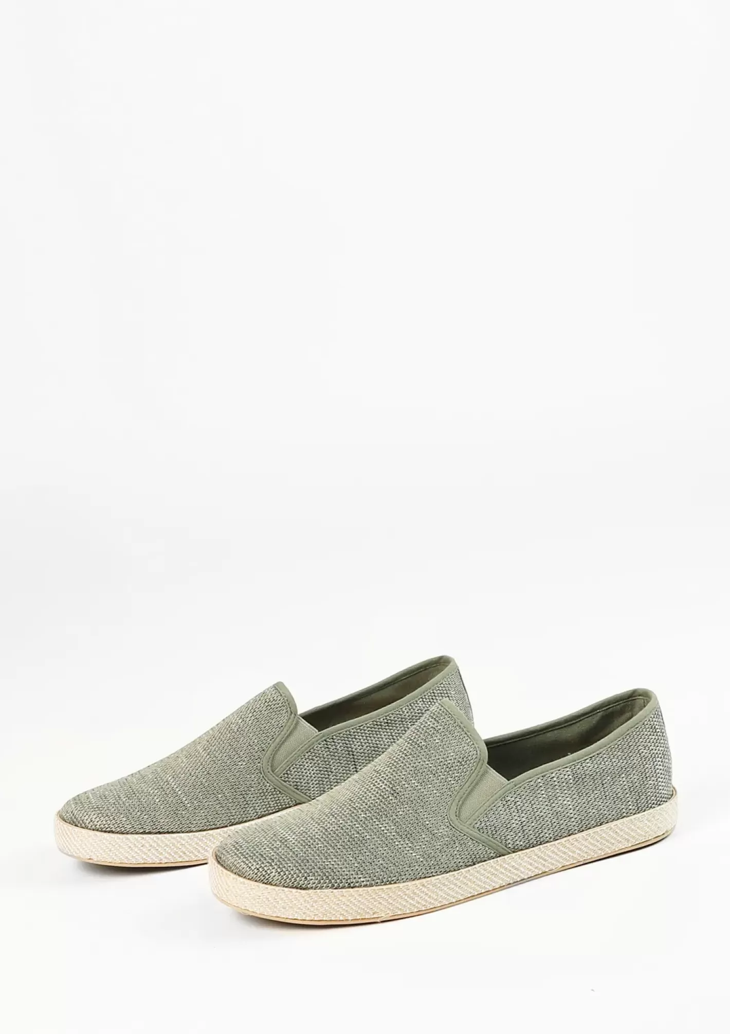 Mocassins En Toile Avec Semelle En Corde Tressee - Vert<Sacha New