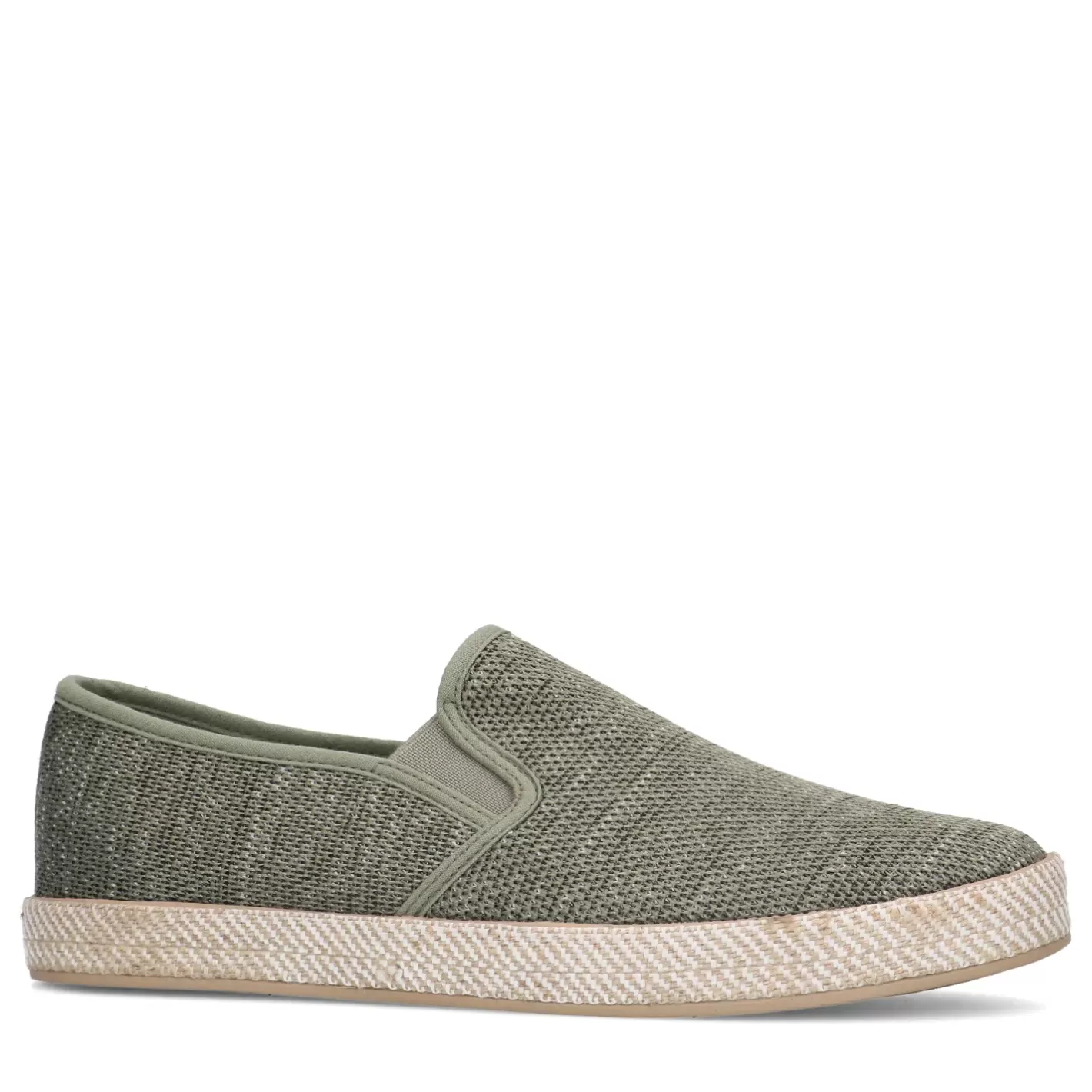 Mocassins En Toile Avec Semelle En Corde Tressee - Vert<Sacha New