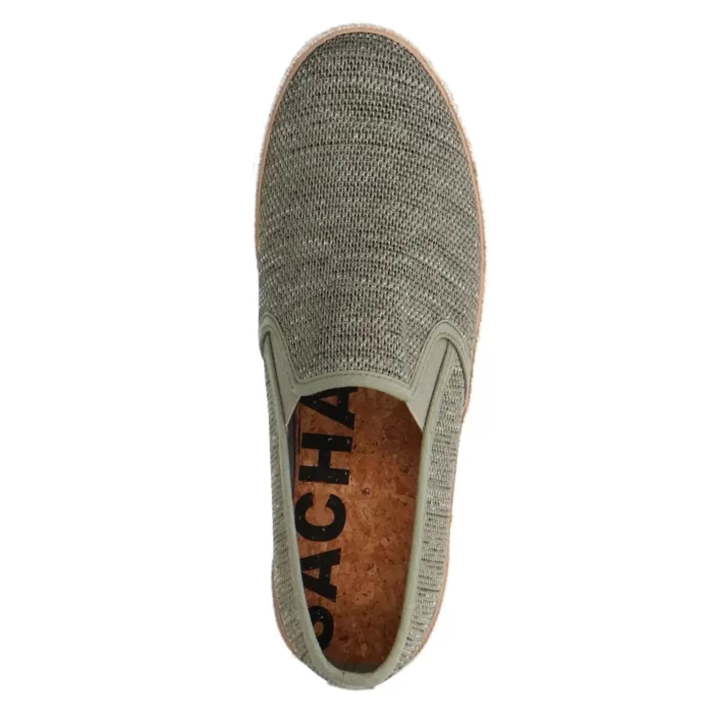 Mocassins En Toile Avec Semelle En Corde Tressee - Vert<Sacha New