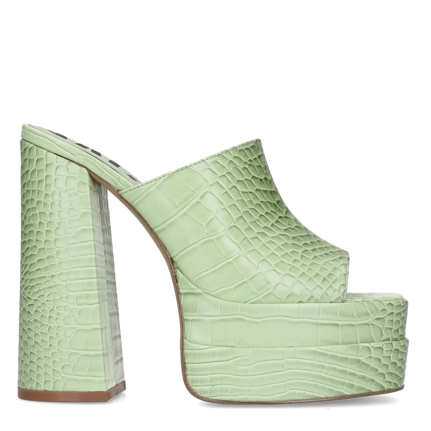 Mules A Plateau - Vert<Sacha Shop