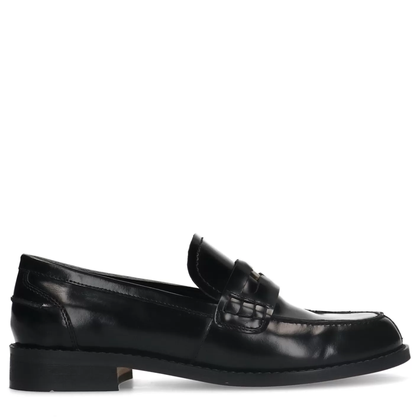 Penny Loafers En Cuir - Noir<Sacha Best