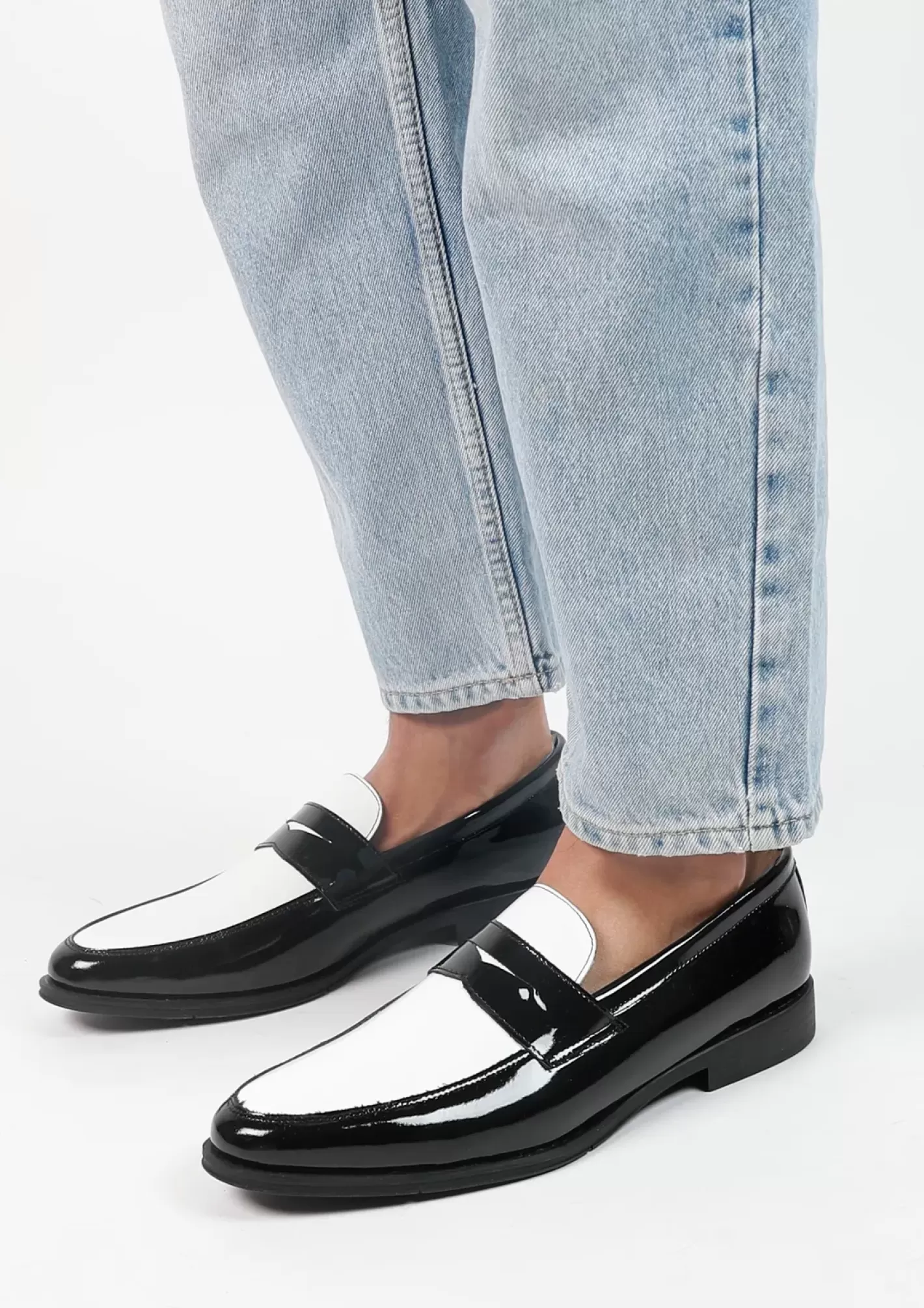 Penny Loafers En Cuir - Noir<Sacha Flash Sale