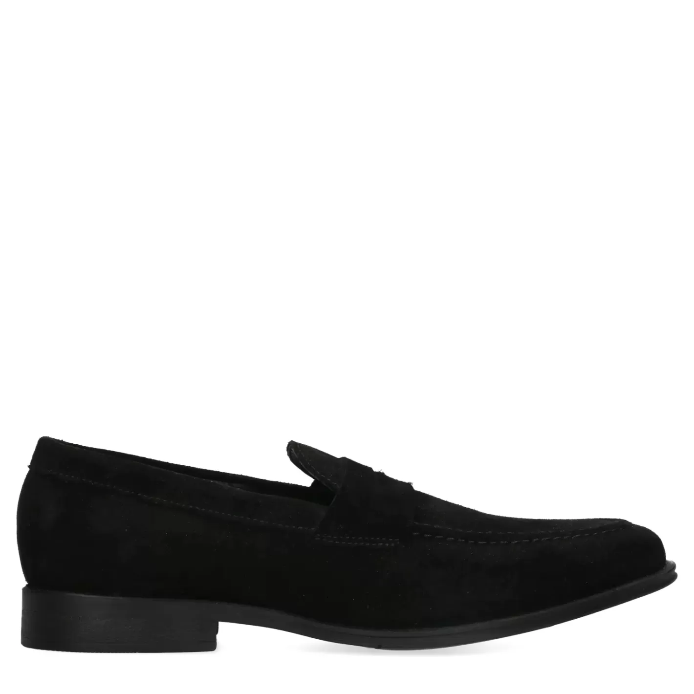 Penny Loafers En Daim - Noir<Sacha Cheap