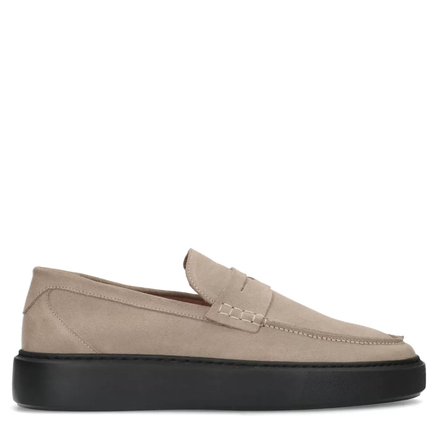 Penny Loafers En Daim Avec Semelle - Beige<Sacha Hot