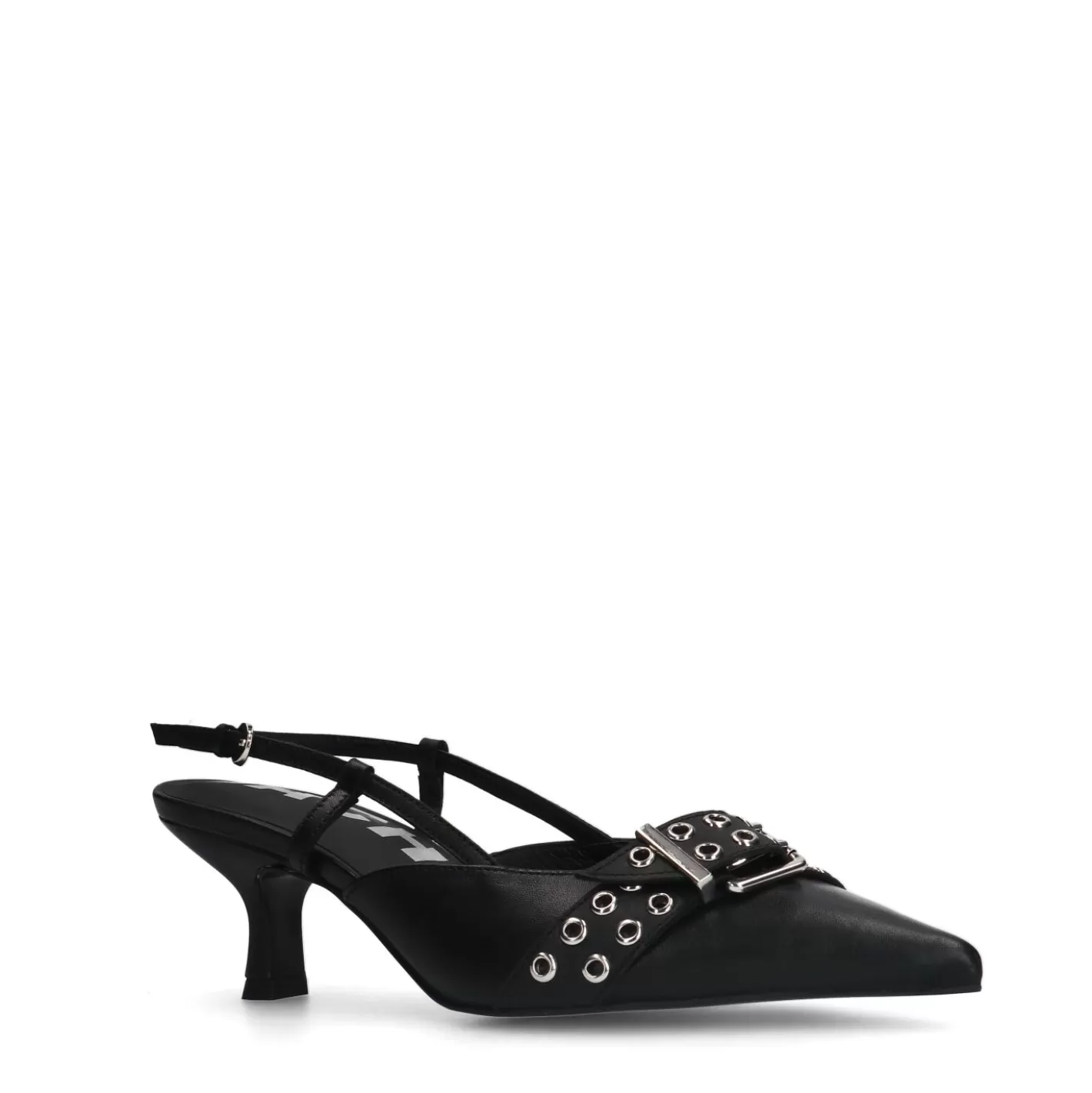 Pre-Commande Slingbacks A Boucle Avec Petit Talon - Noir<Sacha New