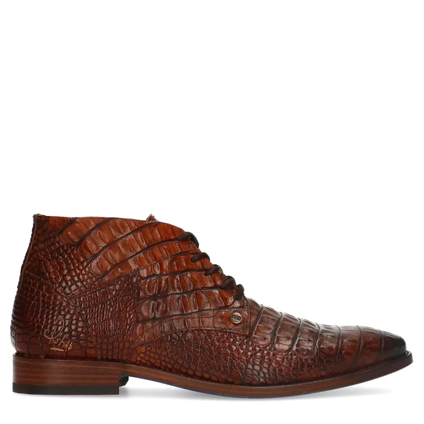 Rehab Barry Croco Chaussures À Lacets - Marron<Sacha Online