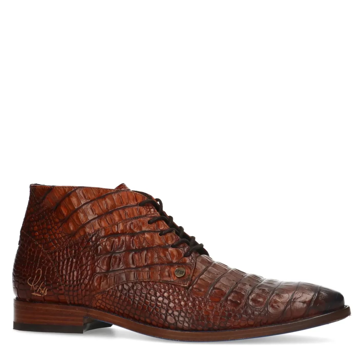 Rehab Barry Croco Chaussures À Lacets - Marron<Sacha Online