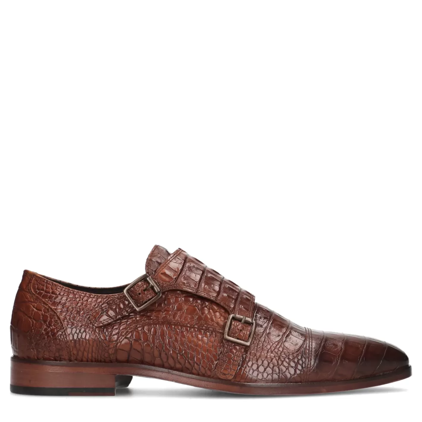 Rehab Phil Croco Chaussures À Boucles - Marron<Sacha Shop