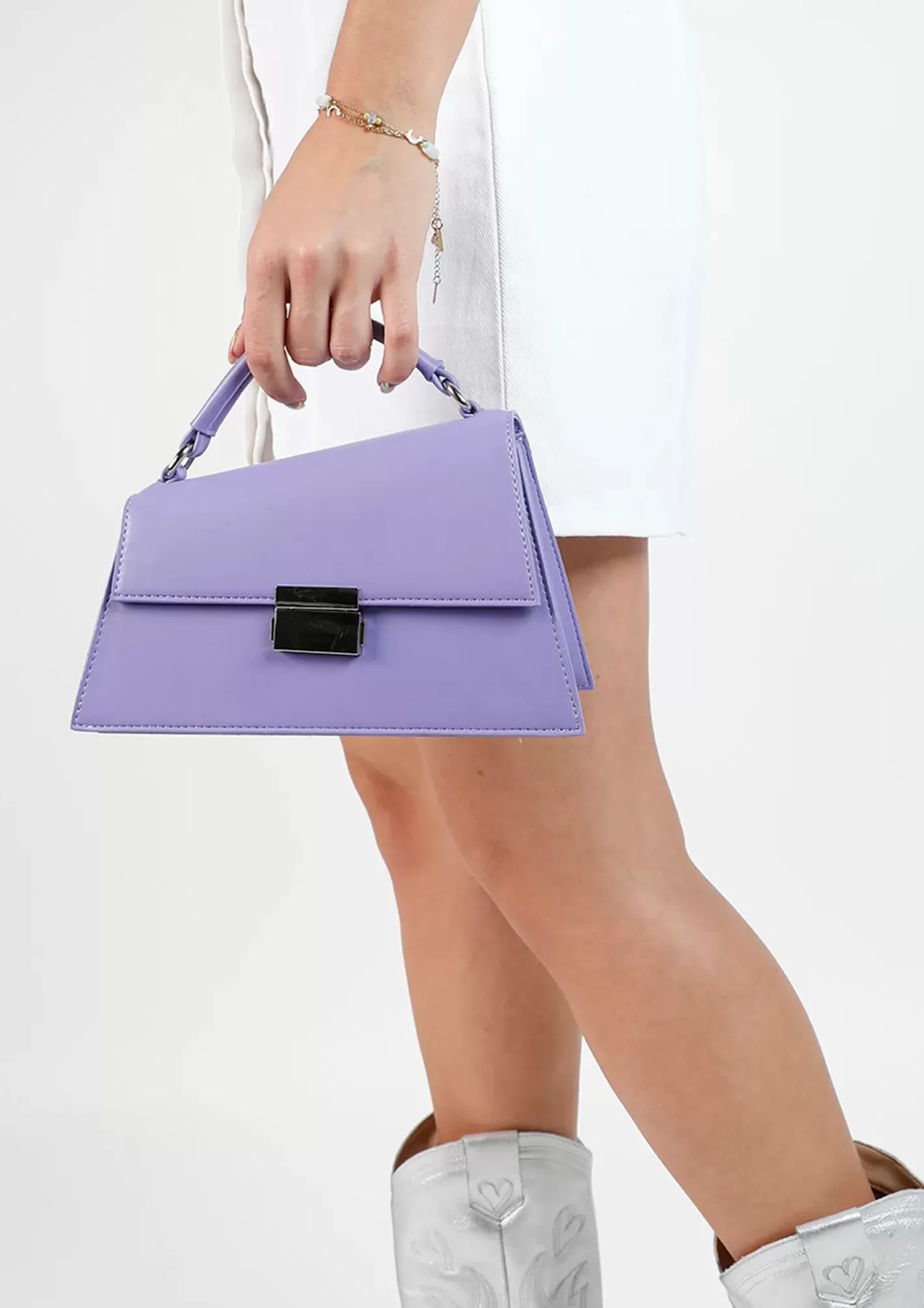 Sac A Main Avec Details - Violet<Sacha Best Sale